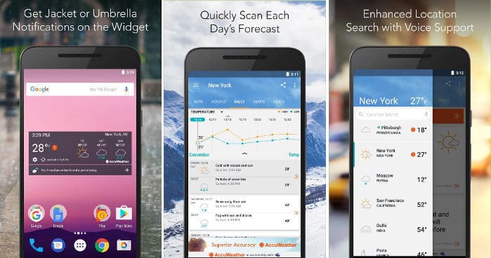 Accuweather App For Android Free Download 2017